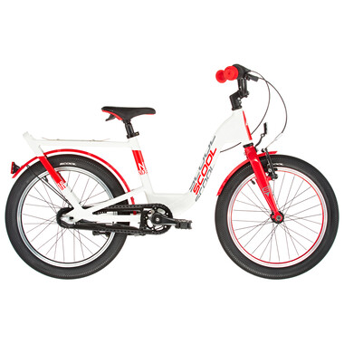 Bicicleta Niño S'COOL NIXE EVO 18" Blanco/Rojo 2021 0
